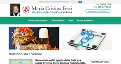 Desktop Screenshot of mariacristinaferri.it