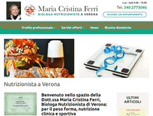 Tablet Screenshot of mariacristinaferri.it